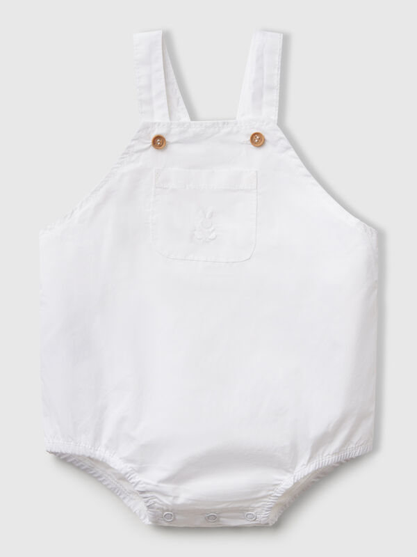 Overall onesie in 100% cotton New Born (0-18 months)