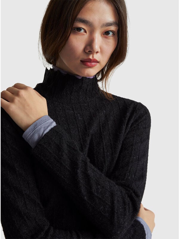 Slim fit lace blouse Women