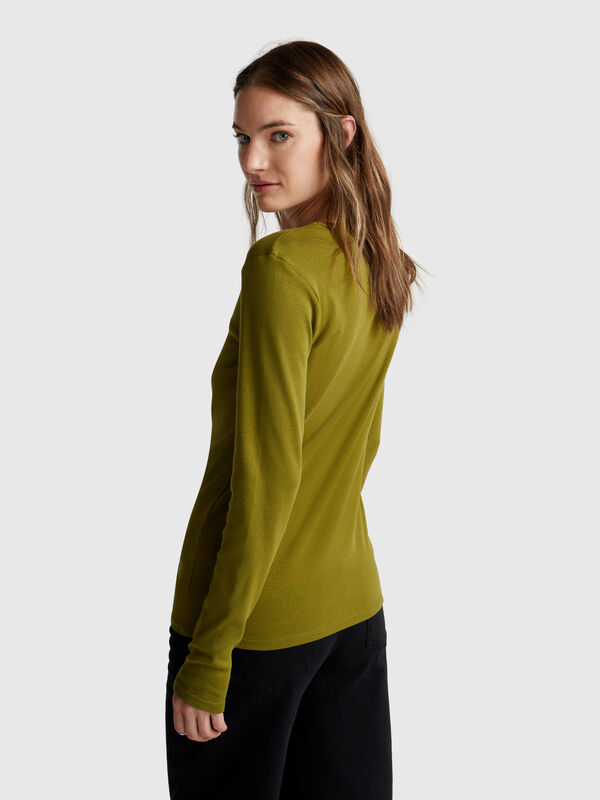 Long sleeve 100% cotton t-shirt Women