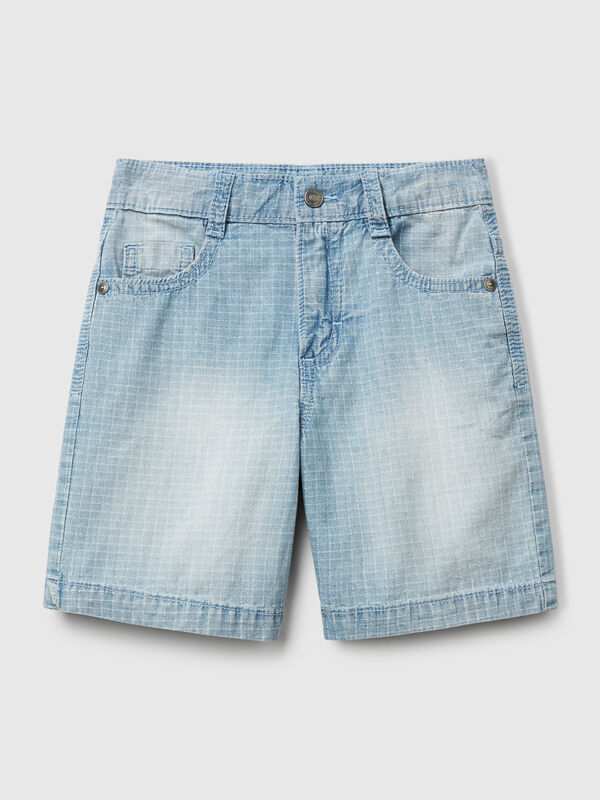 Straight check shorts Junior Boy