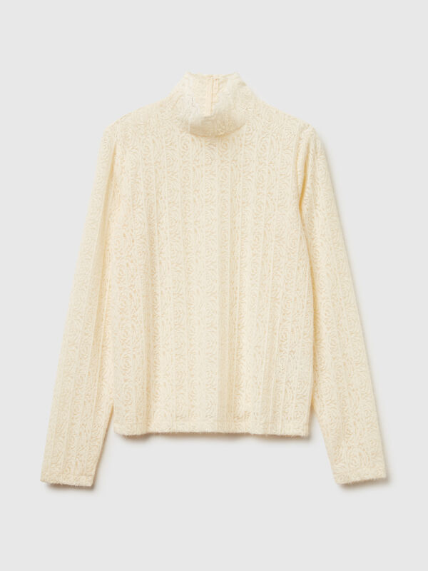 Slim fit lace blouse Women