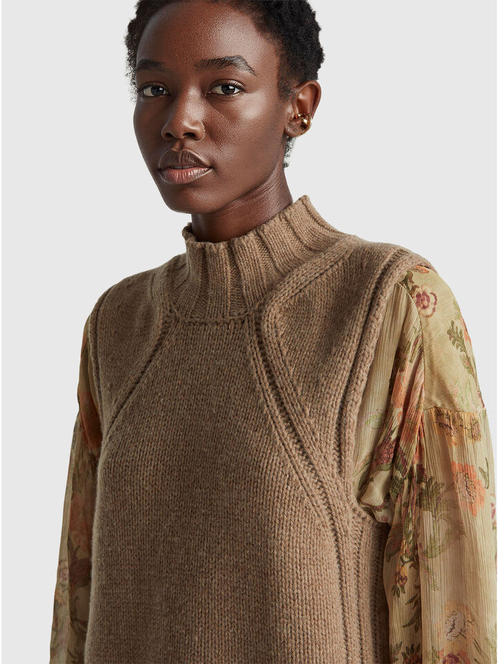 SLEEVELESS SWEATER Women