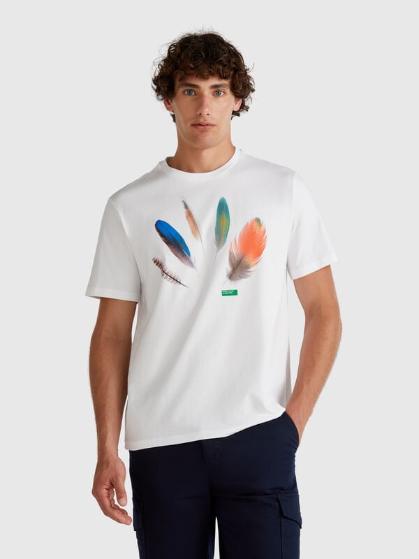 T-shirt with photographic print Men
