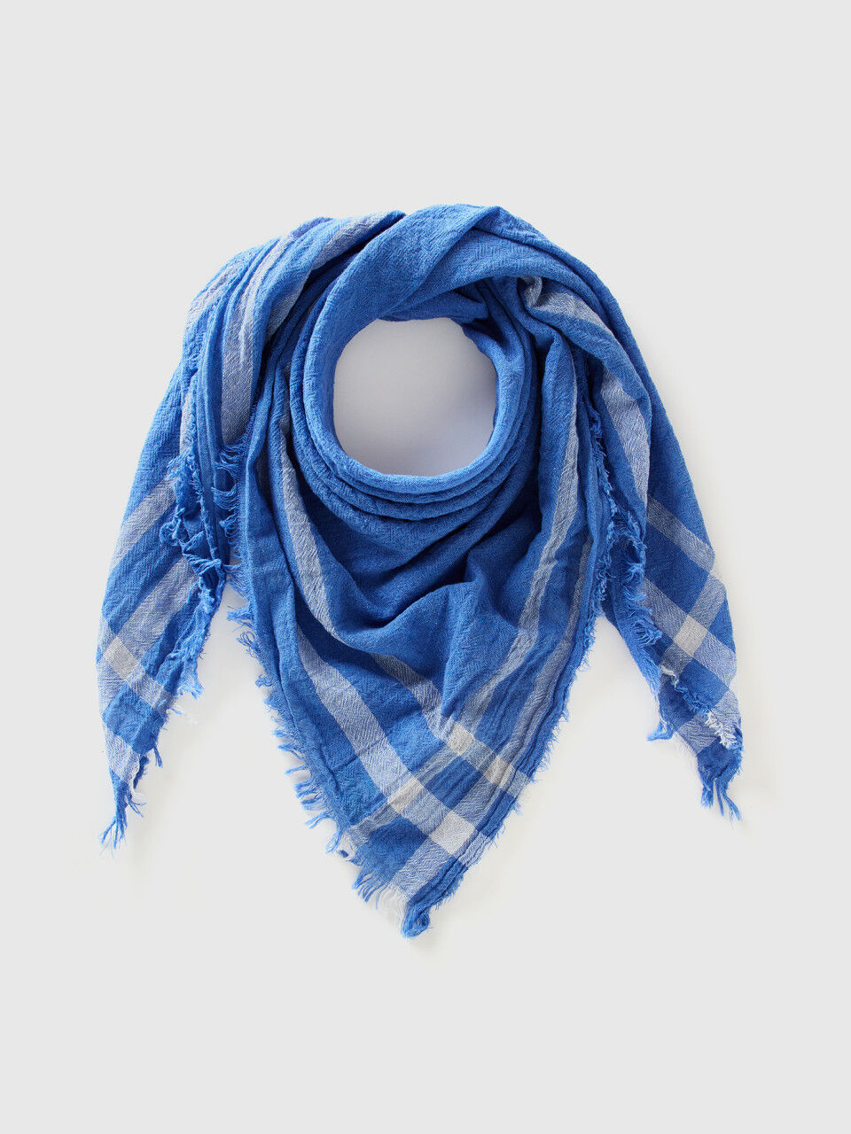 Scarf in recycled cotton blend