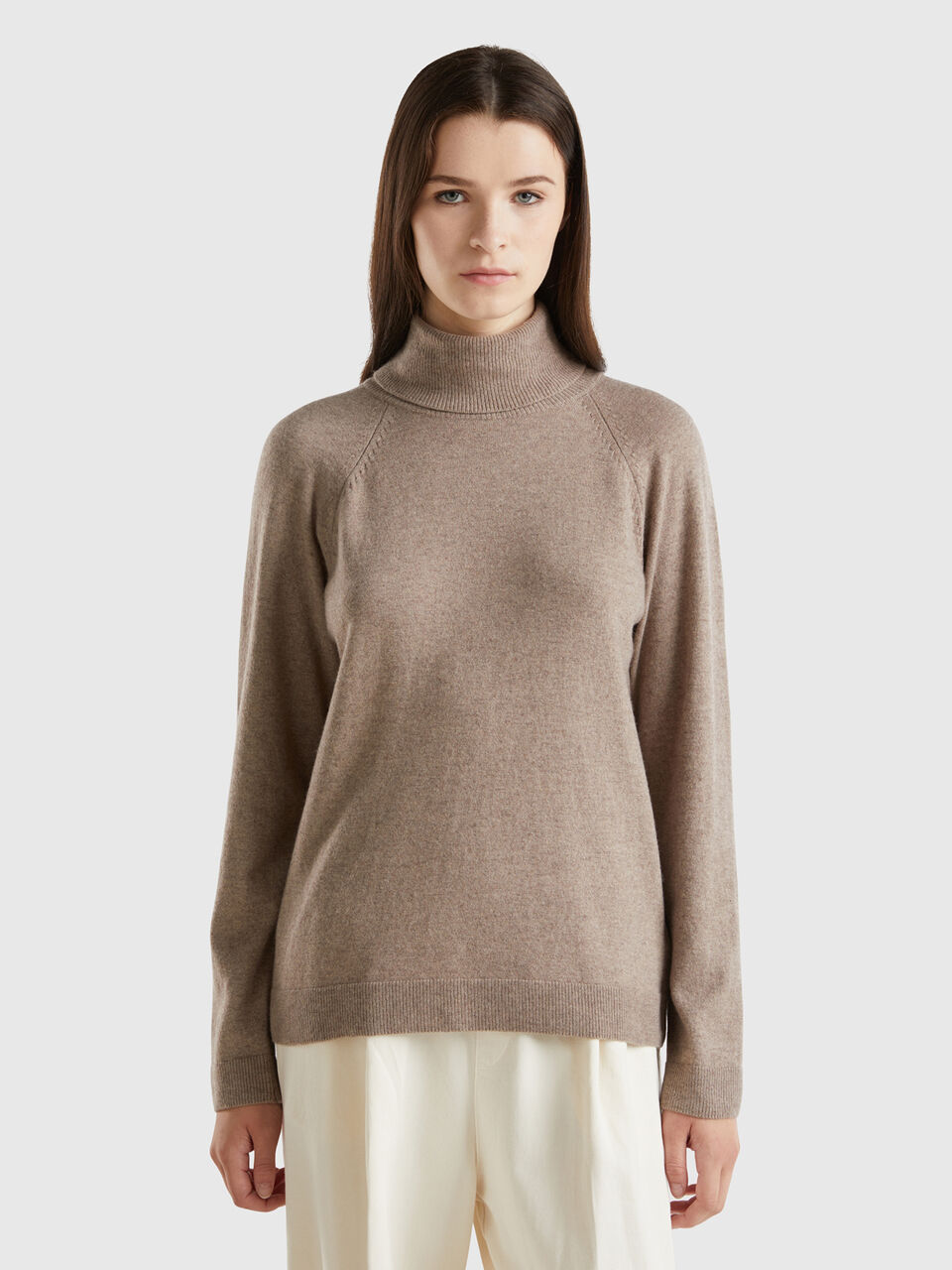 TURTLE NECK SWEATER Women image number null
