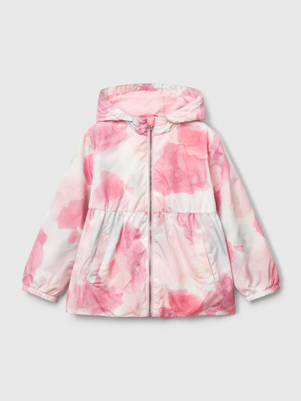 Patterned nylon jacket Junior Girl