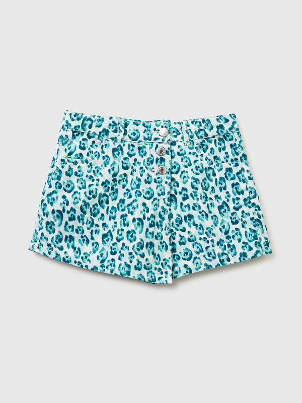Animal print mini skirt Junior Girl