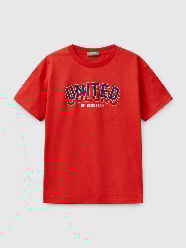 Short sleeve t-shirt in 100% cotton Junior Boy