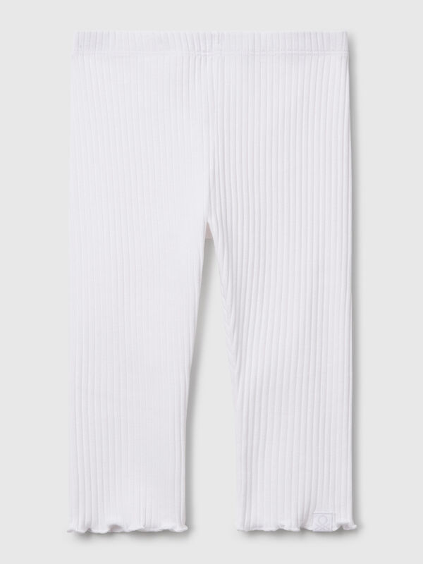 Stretch cotton leggings Junior Girl