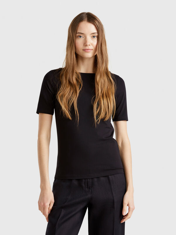 Slim fit reversible t-shirt Women