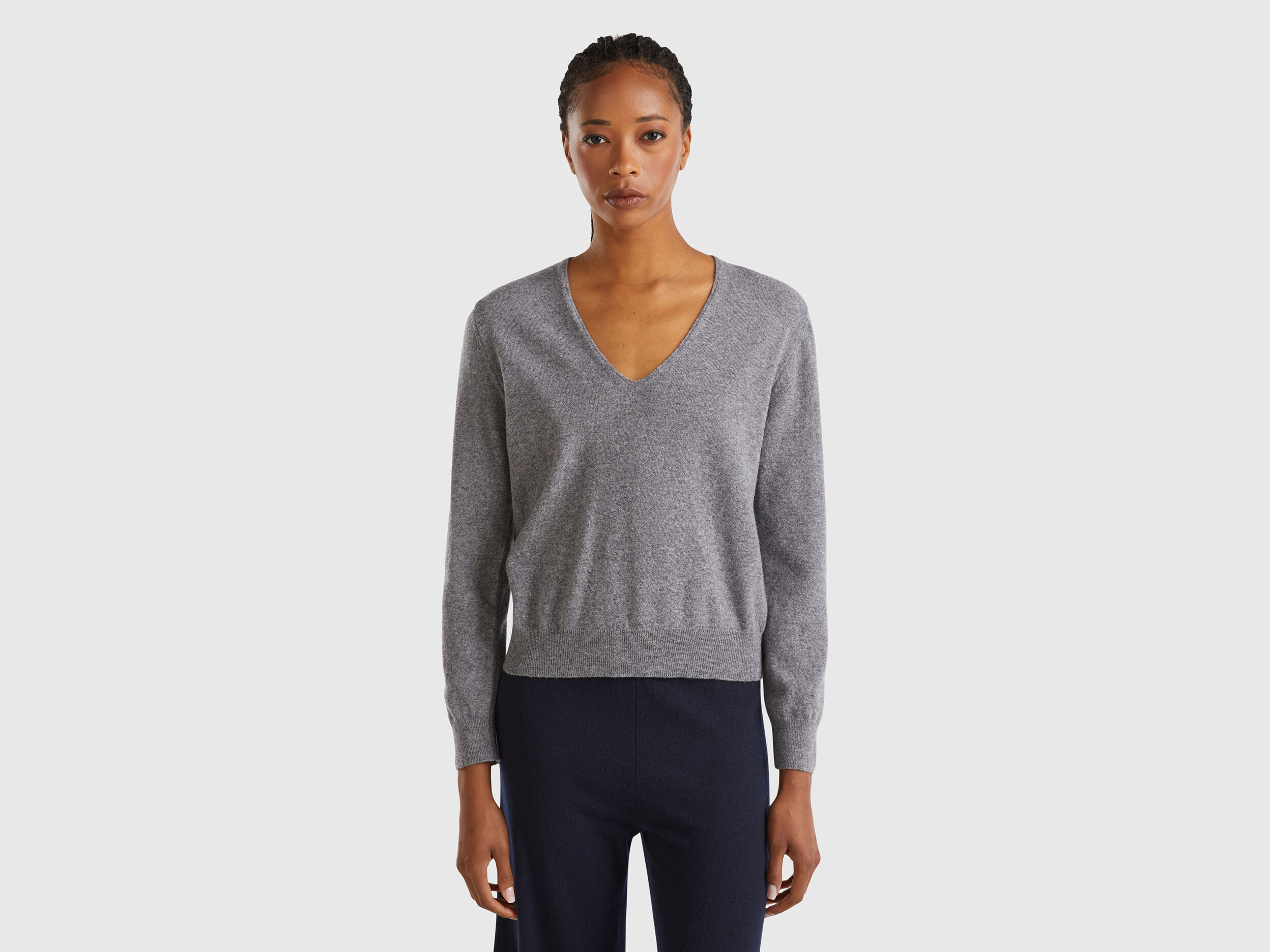 Women s V Neck Sweaters New Collection 2024 Benetton