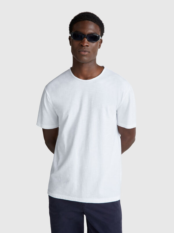 Slub cotton t-shirt Men
