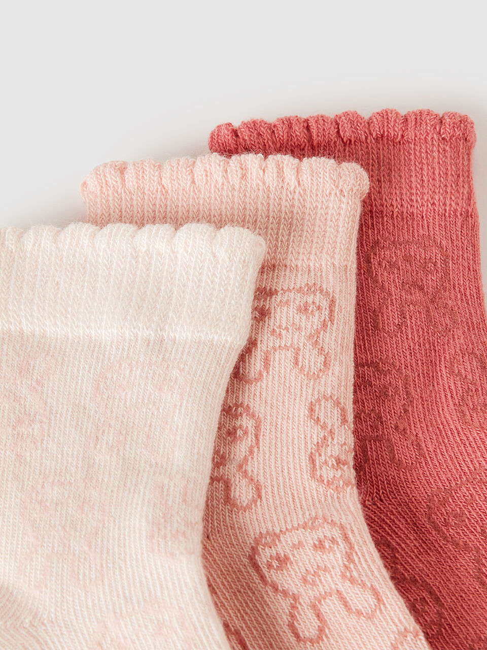 KNITTED SOCKS 3 PAIR New Born (0-18 months) image number null