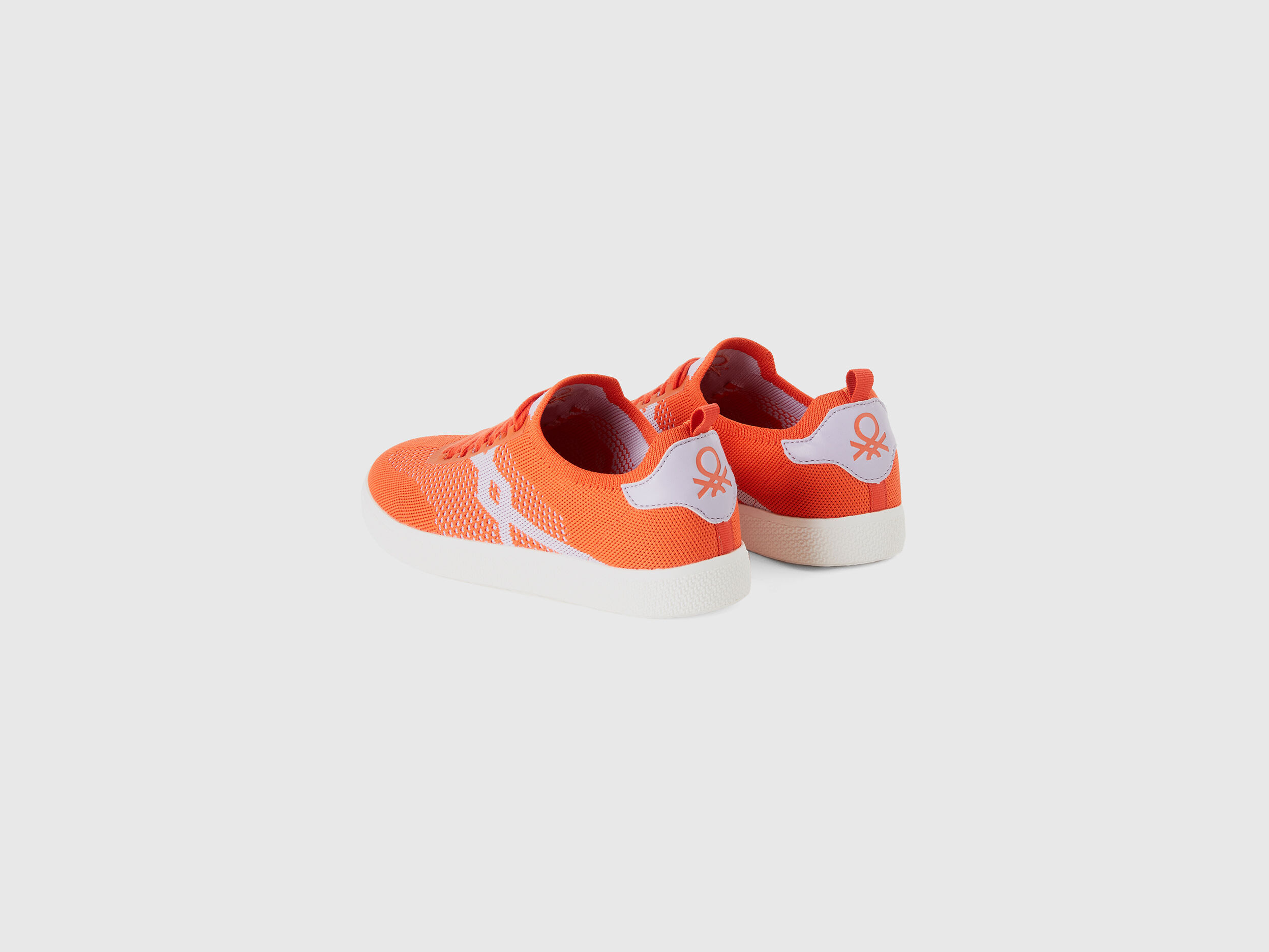 Benetton red sneakers shop