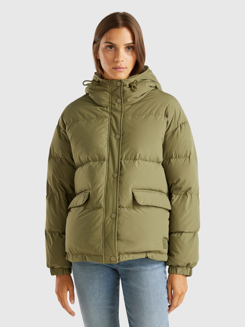 Benetton puffer jacket on sale