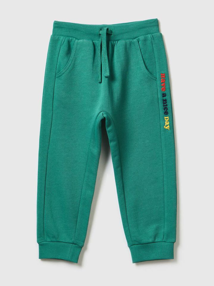 Joggers with embroidery Joggers with embroidery