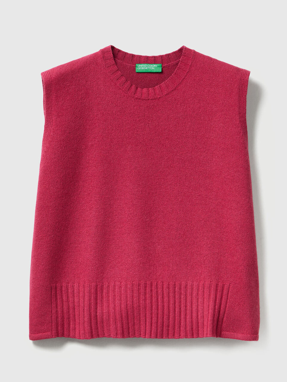 SLEEVELESS SWEATER Women image number null