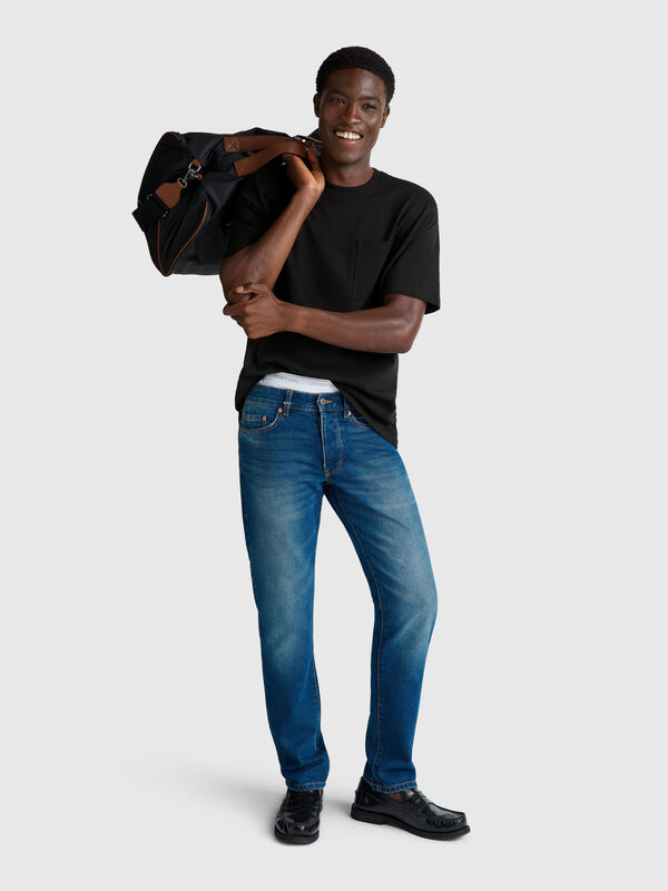 Cotton t-shirt with pocket Men