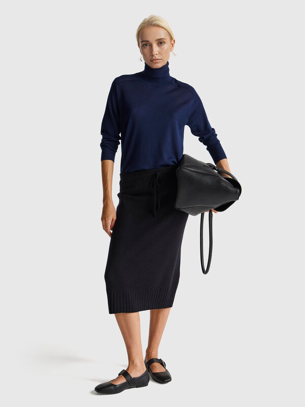Turtleneck in pure Merino wool Women