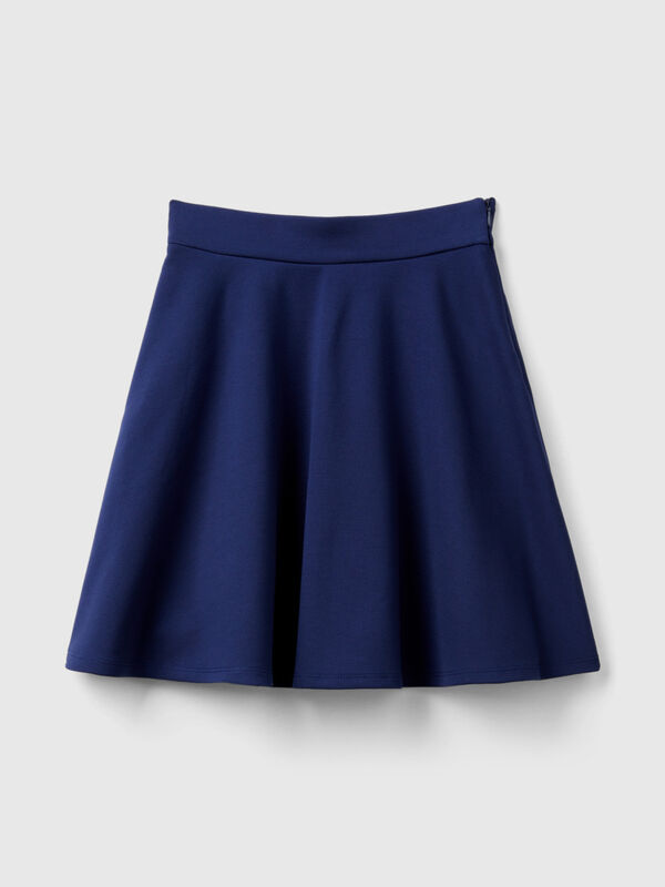 Pleated skirt in viscose blend Junior Girl