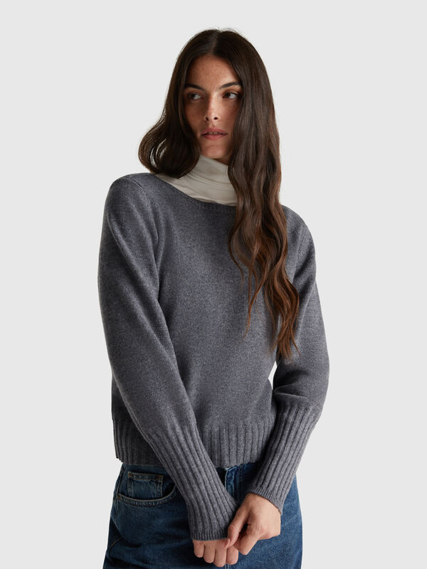 Boat neck sweater Women