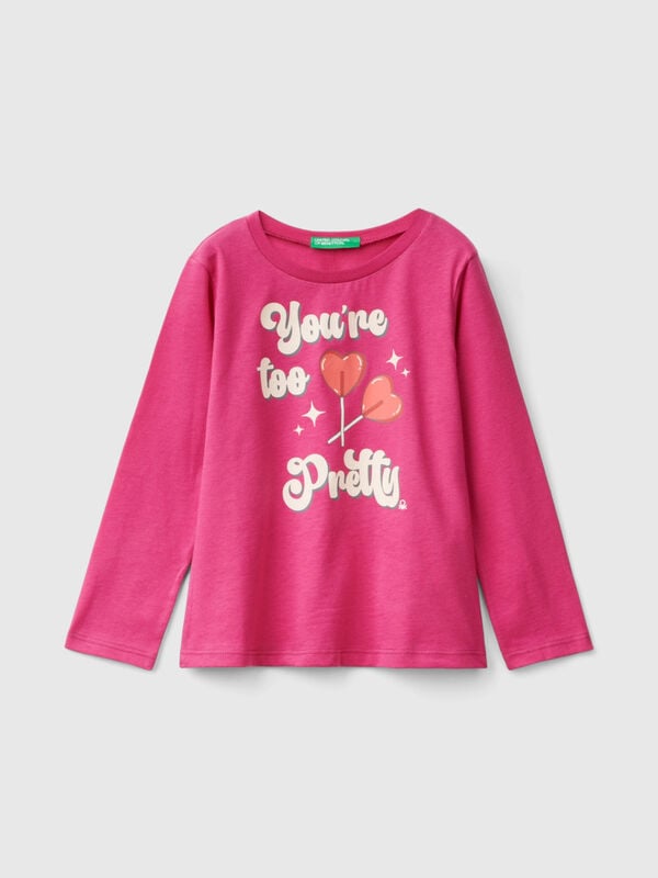 Regular fit t-shirt with print Junior Girl