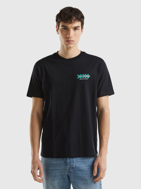 T-shirt with print in organic cotton Men