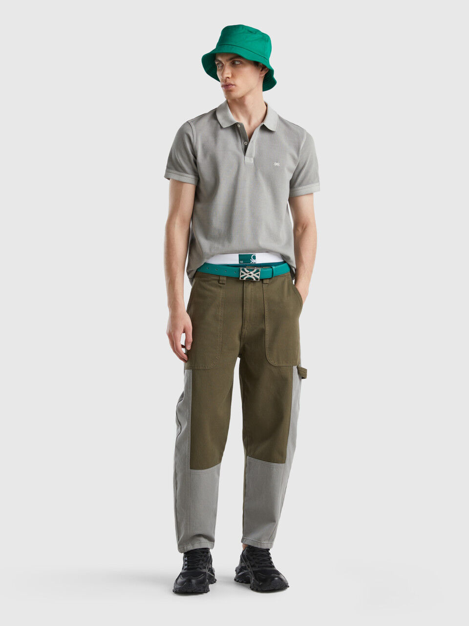 Buy United Colors Of Benetton Beige Slim Fit Trousers for Mens Online   Tata CLiQ