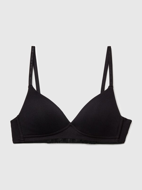 Padded cotton bra Women