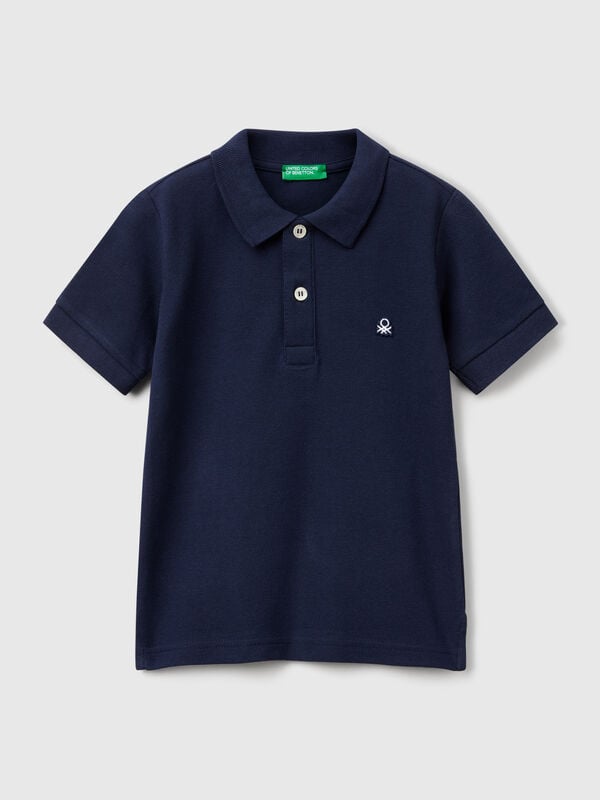 Short sleeve polo in pure cotton Junior Boy