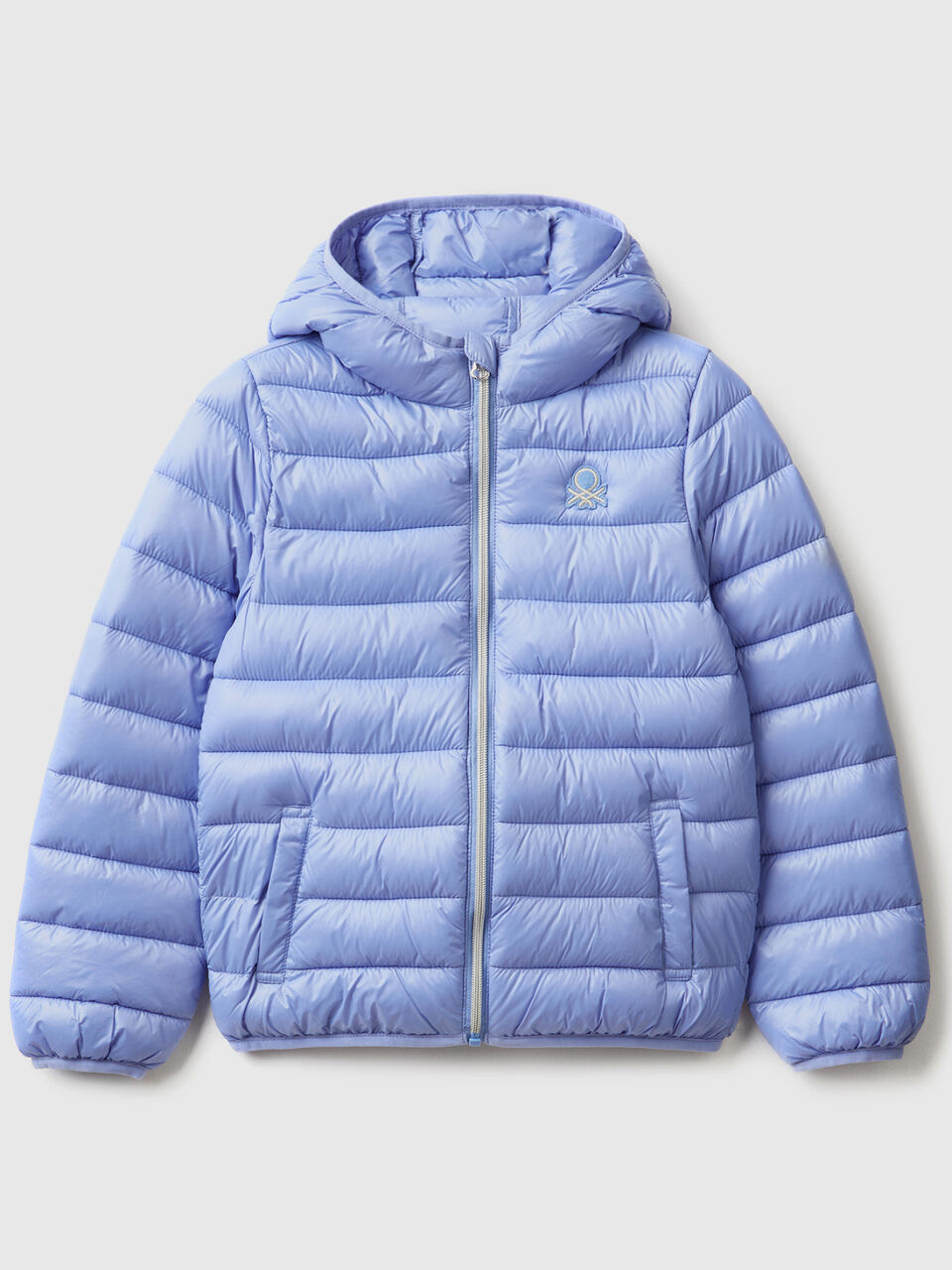 Puffer jacket with hood image number 1