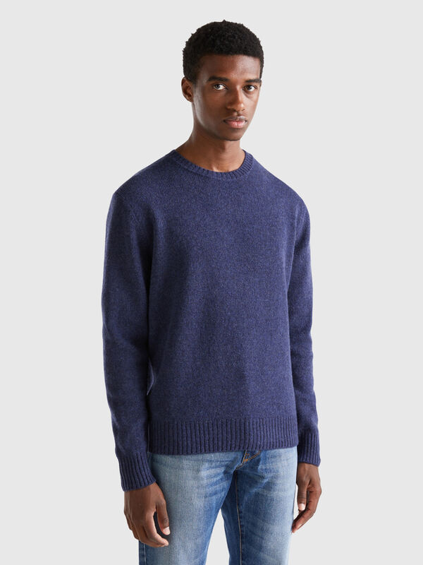 Sweater in Shetland wool Men