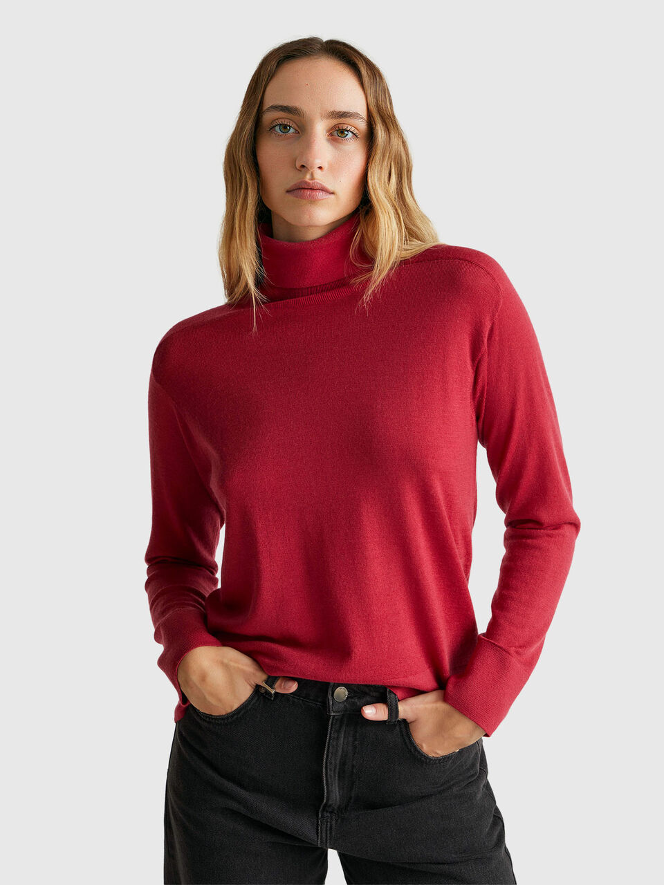TURTLE NECK SWEATER Women image number null