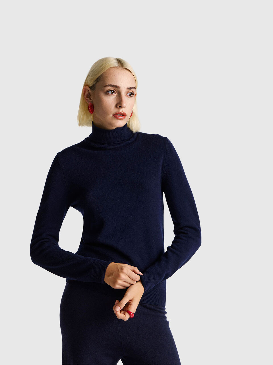 TURTLE NECK SWEATER Women image number null