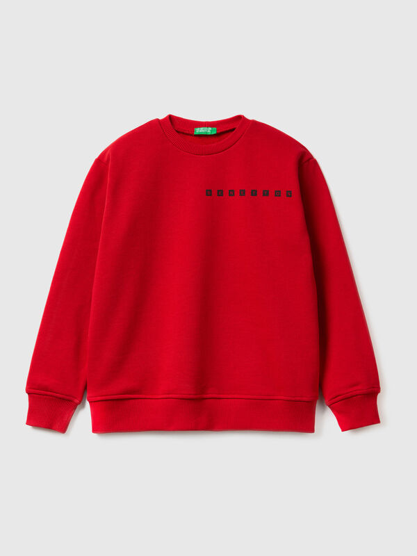 Sweatshirt with logo print