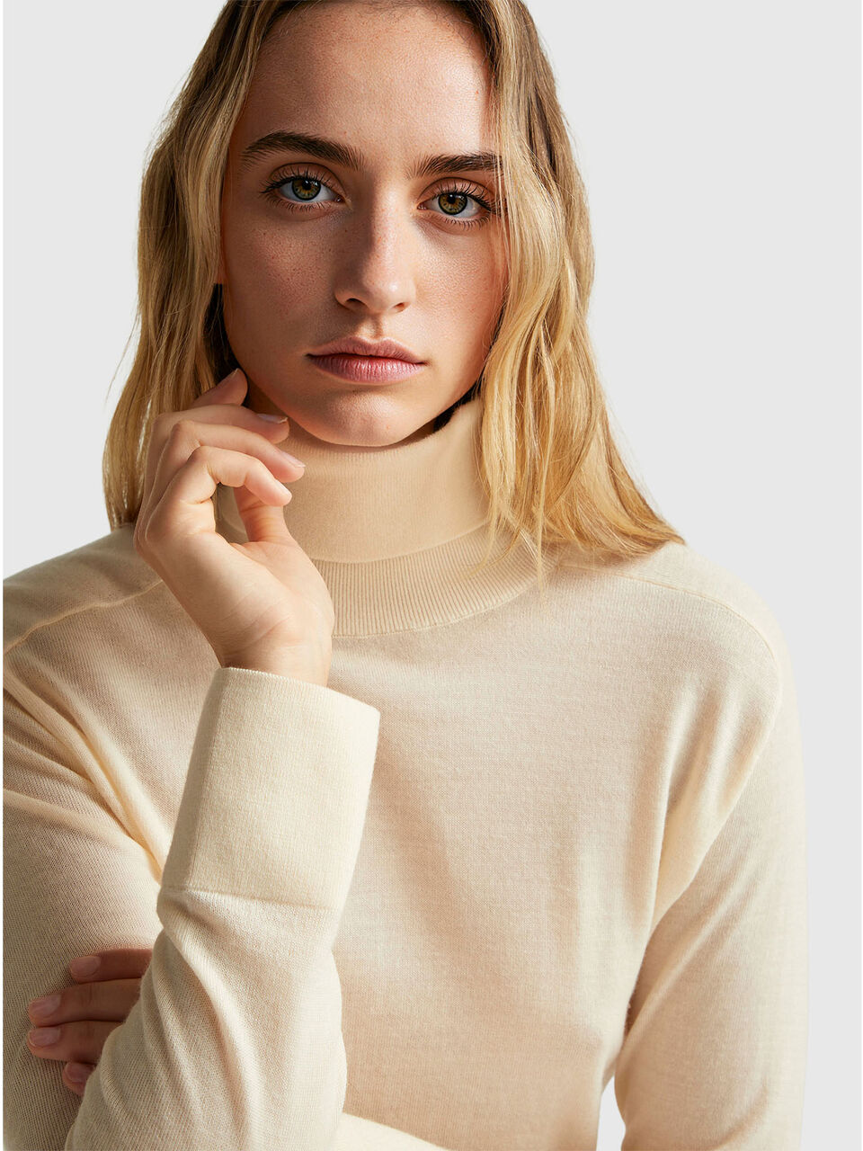 TURTLE NECK SWEATER Women image number null