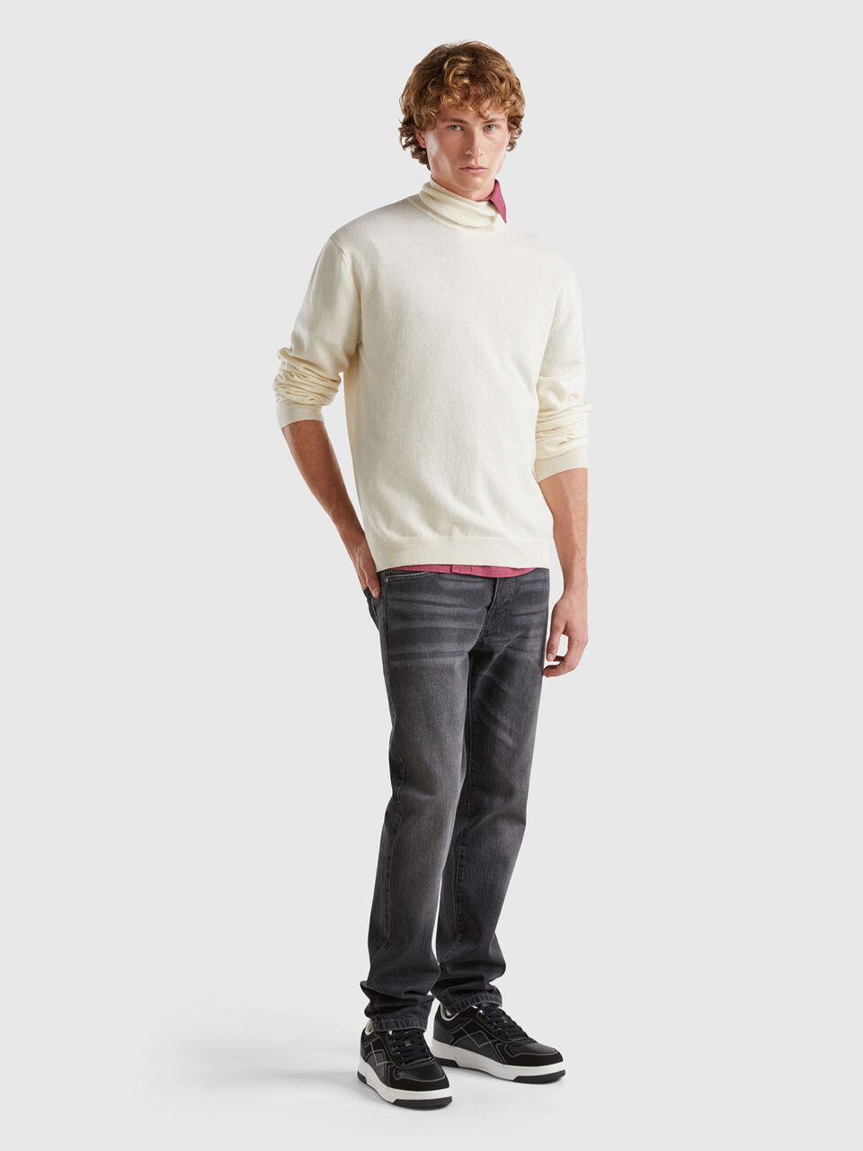 TURTLE NECK SWEATER Men image number null