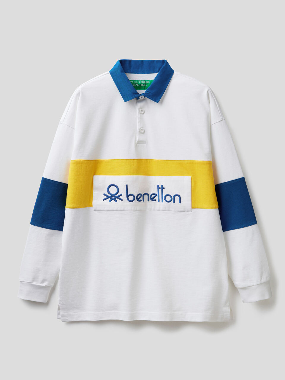 Rugby polo in organic cotton image number null