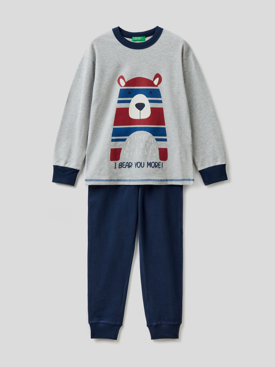 Pyjamas with bear print