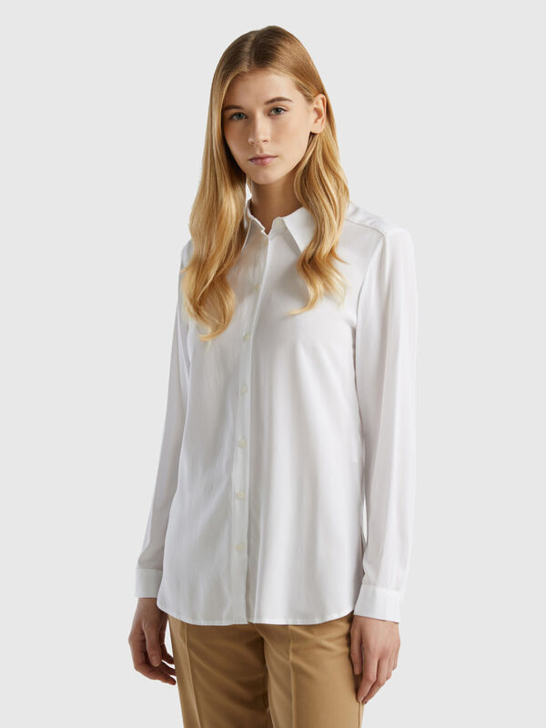 Regular fit shirt in sustainable viscose Women