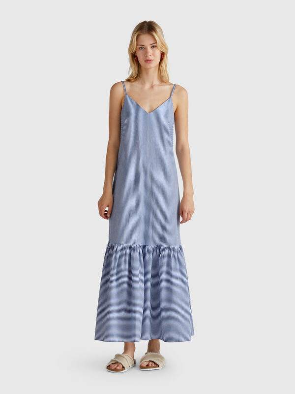 Long dress with stripes Women