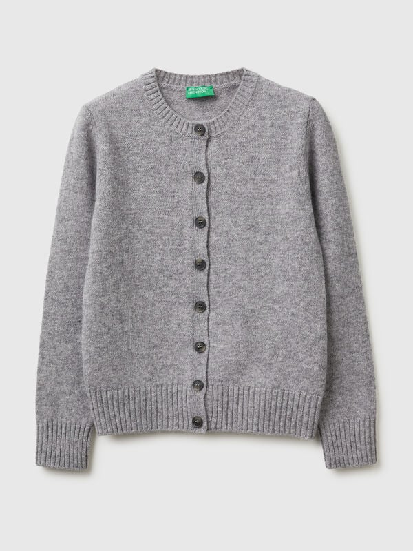 Cardigan in pure Shetland wool Women