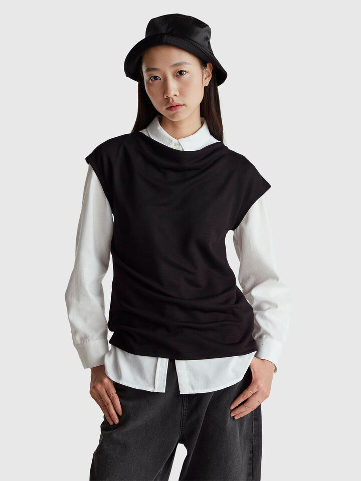 SLEEVELESS SWEATER Women