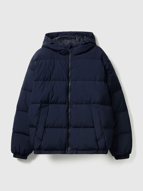 Real recycled down padded jacket Men