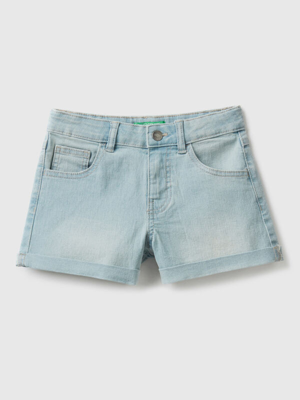 Jean shorts in "Eco-Recycle" denim Junior Girl