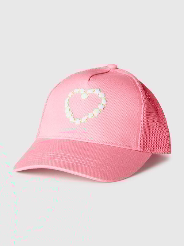 Baseball hat in cotton and mesh Junior Boy