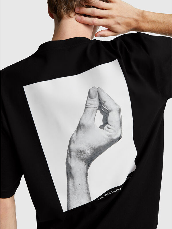 Oversized fit t-shirt with print Men