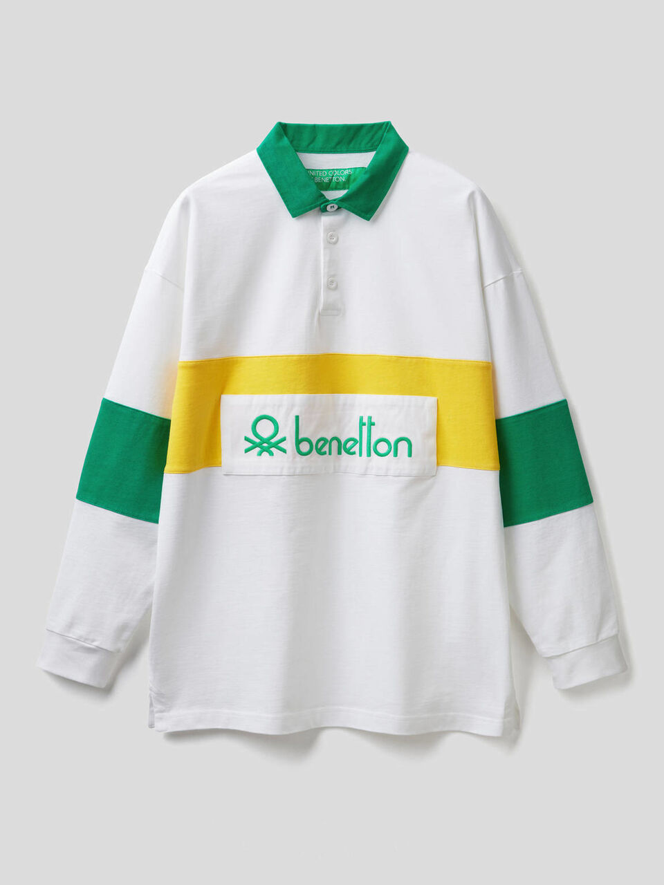 Rugby polo in organic cotton image number 1