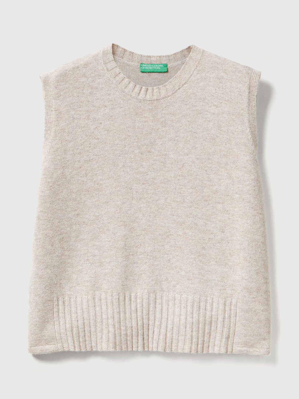 SLEEVELESS SWEATER Women image number 1